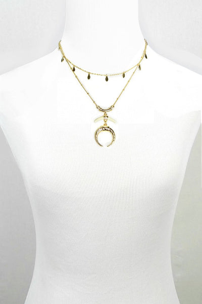 HORN PENDNAT NECKLACE | 470118659