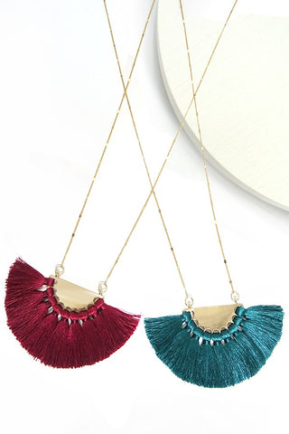 TASSEL PENDANT NECKLACE | 250145317