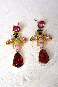 Colorful beetle shape earrings| 250339199