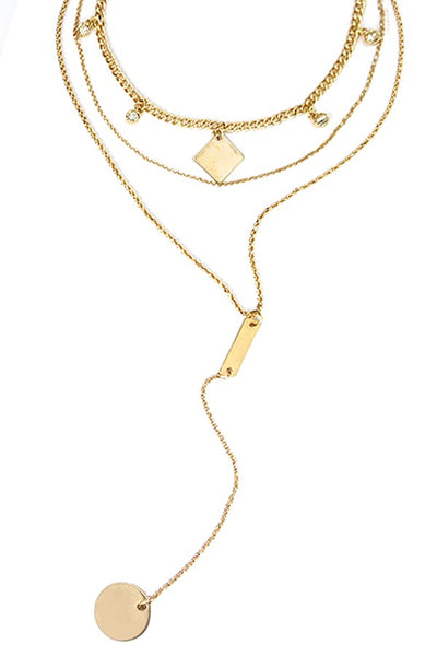 GEO Y DROP NECKLACE | 470118235