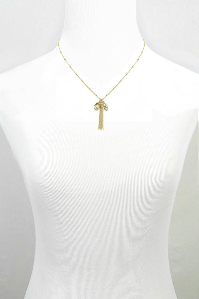 CHARM TESSEL NECKLACE | 250145580