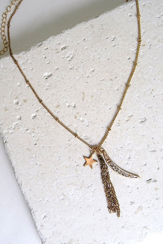 ANTIQUE STAR TASSEL NECKLACE | 250145579