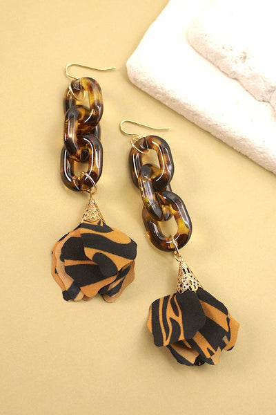 Tort chain earrings| 130331394