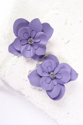 Large Flower Stud Earring | 250339453