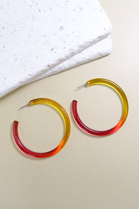 TWO TONE ACRYLIC HOOP | 250340129