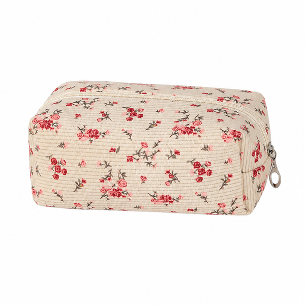 STRAWBERRY WESTERN BOW MAKEUP COSMETIC POUCH BAG | 40P544