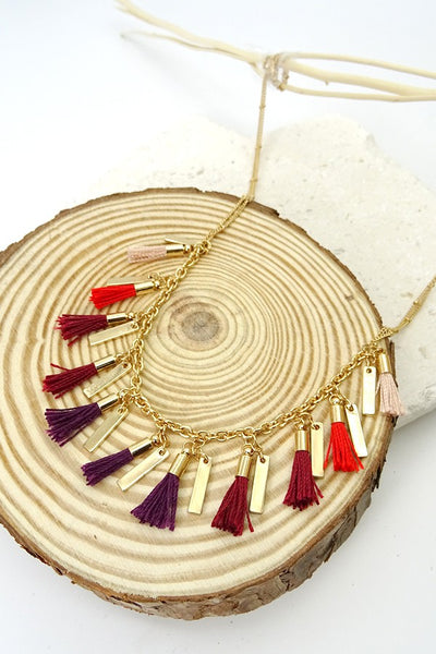 TASSEL DROP NECKLACE | 250145782