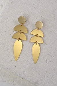 Matte drop earring | 510380142