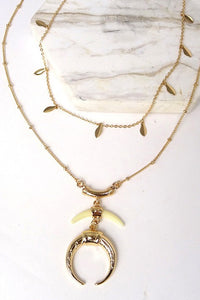 HORN PENDNAT NECKLACE | 470118659