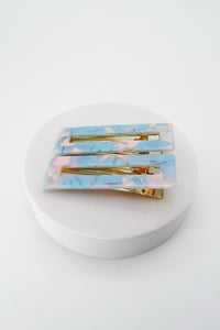 CELLULOSE RETRO IRIDESCENT HAIR CLIP SET | 25101414