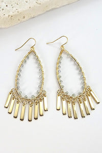 BEADED TEARDROP EARRING | 31E8100