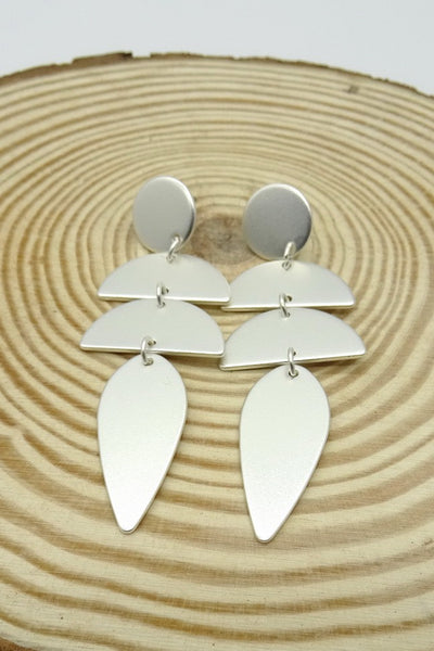 Matte drop earring | 510380142