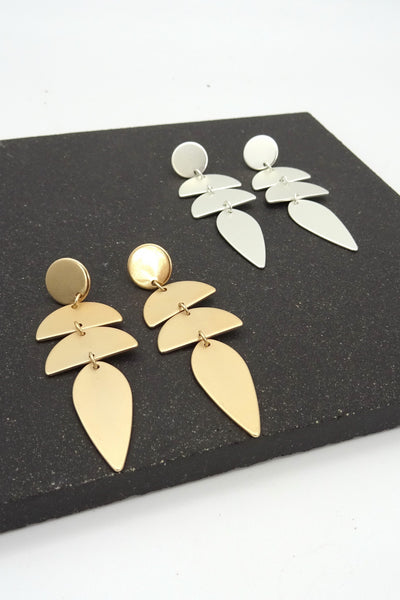 Matte drop earring | 510380142