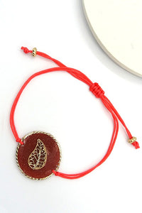 LEAF ADJUSTABLE THREAD BRACELET | 31B9004