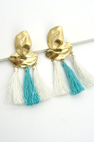 HAMMERED TOP TASSEL EAR | 26E94704