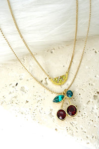 CHERRY LEMON DOUBLE NECKLACE | 250145298