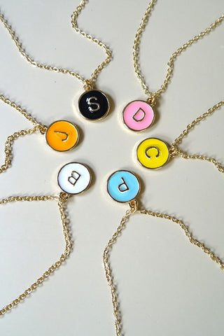 INITIAL MONOGRAM NECKLACE | 13N039