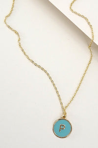 INITIAL MONOGRAM NECKLACE | 13N039