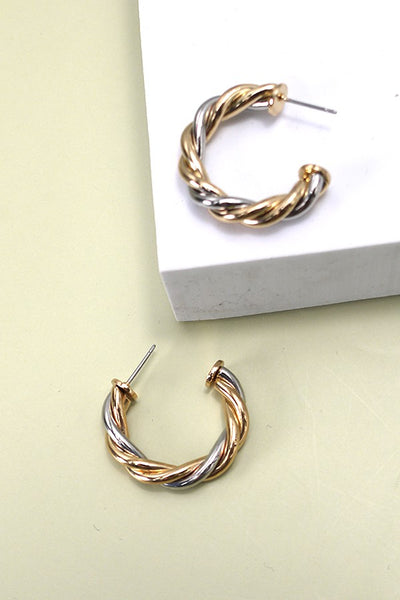 Twisted Hoop Earring | 47E13600