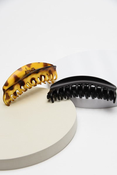 EXTRA LARGE CURVED HAIR CLAW CLIPS | 40H434