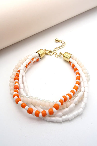 MULTI ROW SEEDBEAD BRACELET | 13B015