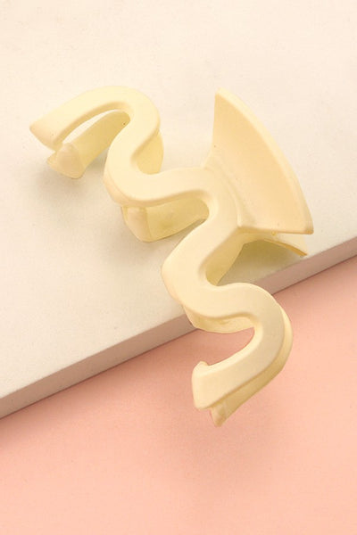 MATTE WAVY MATT HAIR CLAW CLIPS | 40H354