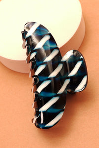 CANDY STRIPE JUMBO HAIR CLAW CLIP | 40H403