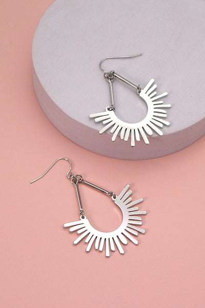 SUNBURST U DROP EARRINGS | 31E21571