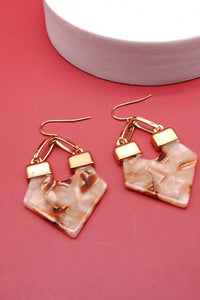 TRIANGLE ACRYLIC MIX DROP EARRINGS | 31E21575