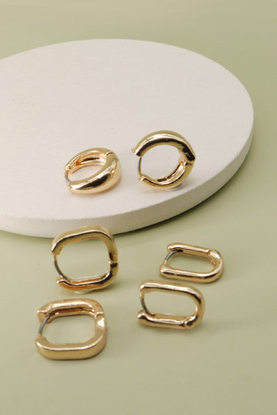 MINI TRIO HOOP EARRING SETS | 60E1009301