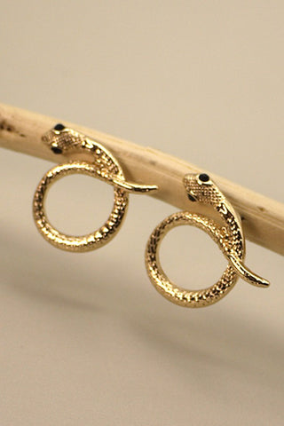 SNAKE STUD EARRINGS | 31E22022