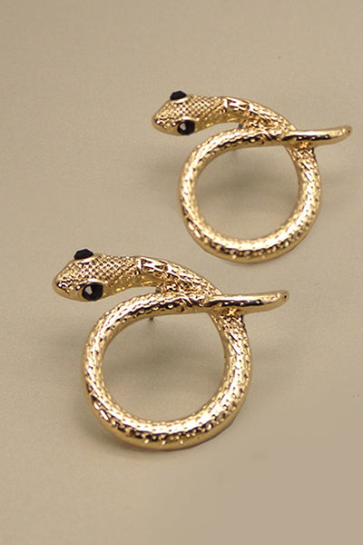 SNAKE STUD EARRINGS | 31E22022