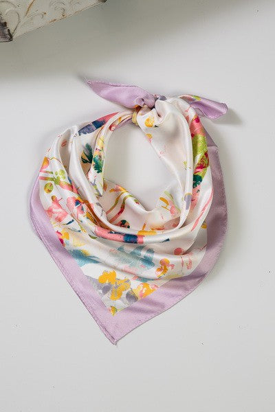 PRETTY MULTI PASTEL BANDANA SCARF | 21SC368