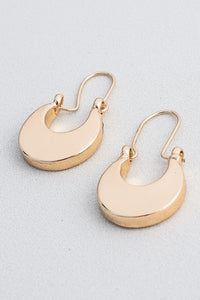 MINI CRESCENT MOON HOOP EARRINGS | 52E2021195