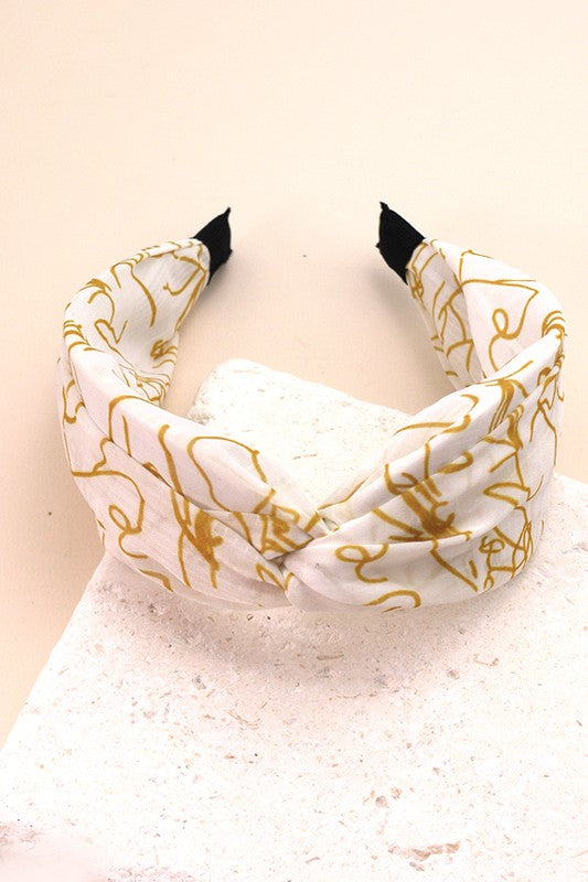 ROMANTIC WIDE KNOT HEADBAND HAIR BANDS | 40HB100