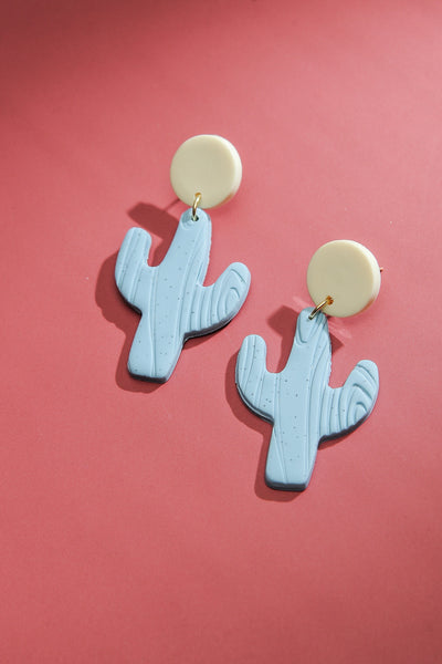 POLYMER CLAY CACTUS EARRINGS | 40E275