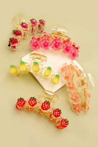 SUMMER HAIR CLAW CLIPS | 40H444