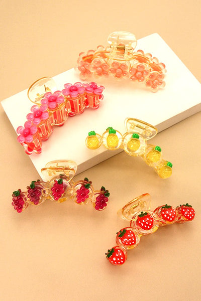 SUMMER HAIR CLAW CLIPS | 40H444