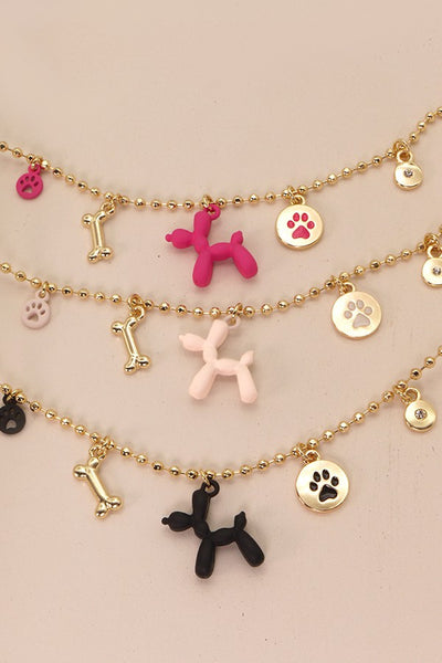 PUP PAW CHARM NECKLACE | 51N1607