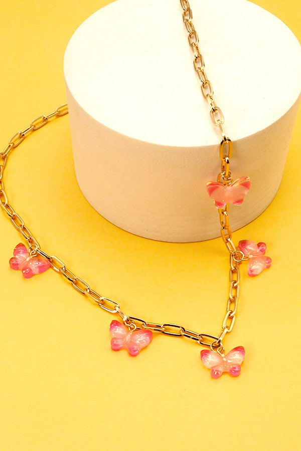 BUTTERFLY STATION NECKLACE | 71N224701