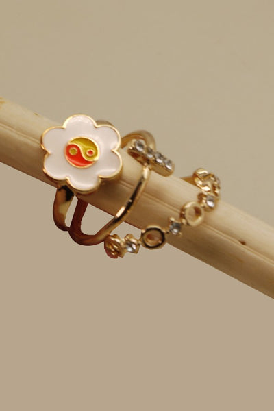 YINGYANG DAISY RING SET 31R22081