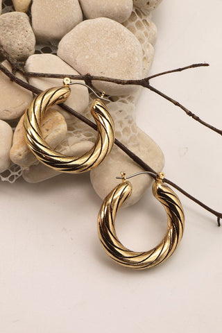 CLASSIC ANTIQUE HOOP EARRINGS | 31E22579