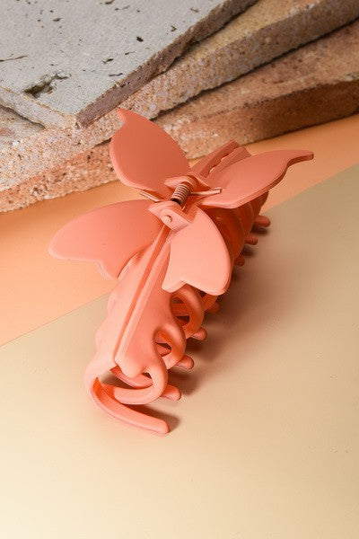 MATTE BUTTERFLY HAIR CLAW CLIPS | 40H460