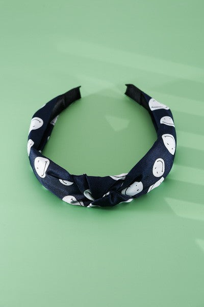 SMILEY WIDE HEADBAND HAIR BAND | 40HB106