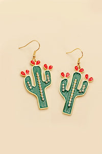 RHINESTONE CACTUS EARRINGS | 31E22500