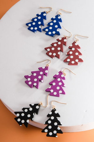 SIMPLE FUN CHRISTMAS TREE EARRINGS | 31E2251