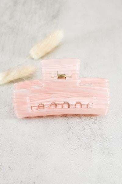 STRIPE CELLOUSE HAIR CLAW CLIPS | 40H481