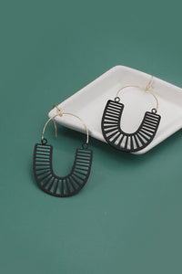 U SHAPE DROP EARRINGS | 51E2062510