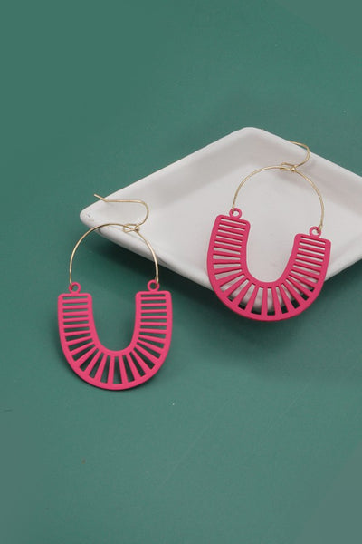 U SHAPE DROP EARRINGS | 51E2062510