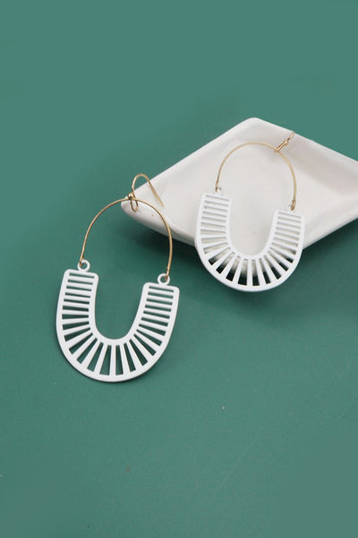 U SHAPE DROP EARRINGS | 51E2062510